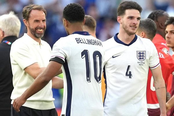  تمجید ساوت‌گیت از عملکرد تیم ملی انگلیس در بازی با سوئیس