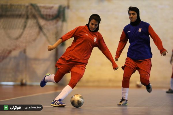  گزارش تصویری اختصاصی  تمرین تیم ملی فوتسال بانوان، دوشنبه 18 تیر