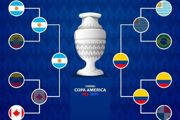 کامل شدن نمودار دور حذفی کوپا آمهریکا 2024