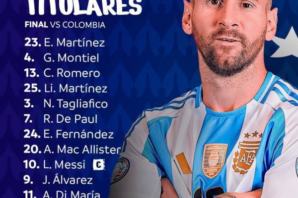 اعلام ترکیب آرژانتین و کلمبیا برای فینال کوپا آمریکا 2024 عکس