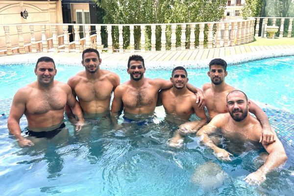  اردوی تفریحی تیم ملی کشتی آزاد در منطقه خوش آب و هوای اطراف تهران