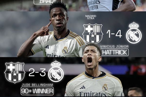 قابی از چهار الکلاسیکوی اخیر که بارسلونا مقابل رئال مادرید شکست خورده است