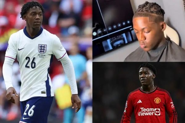  رونمایی پدیده 18 ساله منچستریونایتد از مدل موی جدیدش