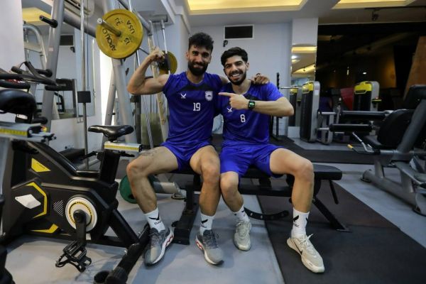  گزارش تصویری  تمرین بدنسازی بازیکنان تیم فوتبال چادرملو اردکان