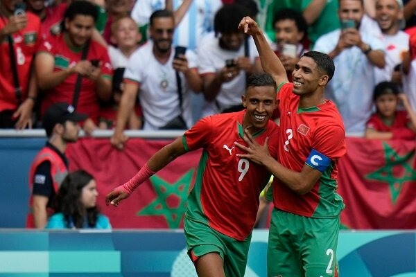 المپیک پاریس تیم امید مراکش راهی نیمه نهایی شد