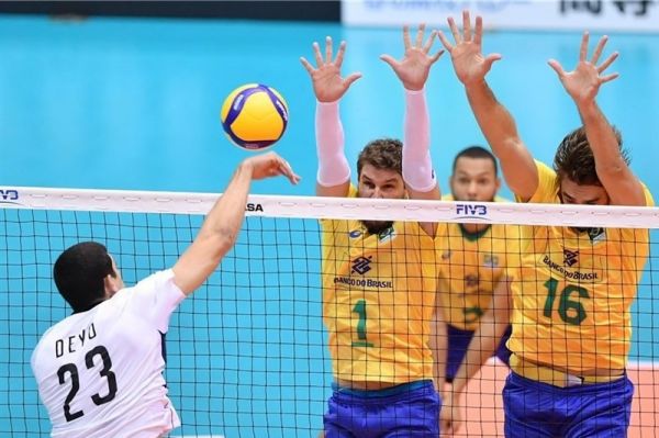 المپیک پاریس پیروزی تیم ملی والیبال برزیل مقابل مصر