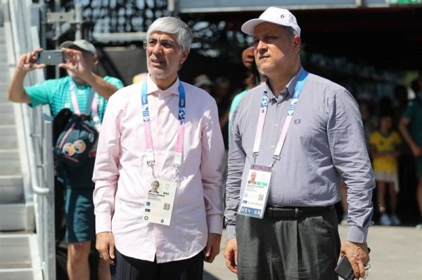 المپیک ۲۰۲۴ پاریس حضور وزیر ورزش در محل برگزاری مسابقات سنگنوردی