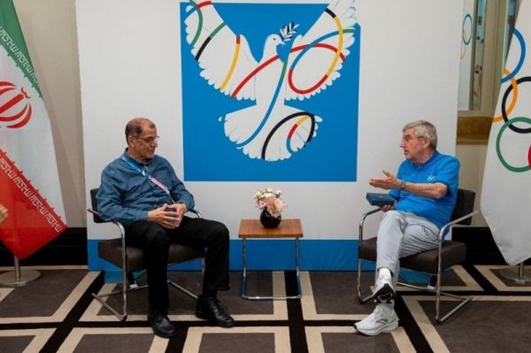 دیدار خسرویوفا با رییس کمیته بین المللی المپیک