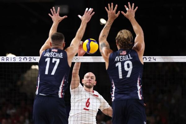 المپیک 2024 پاریس صعود لهستان به فینال مسابقات والیبال