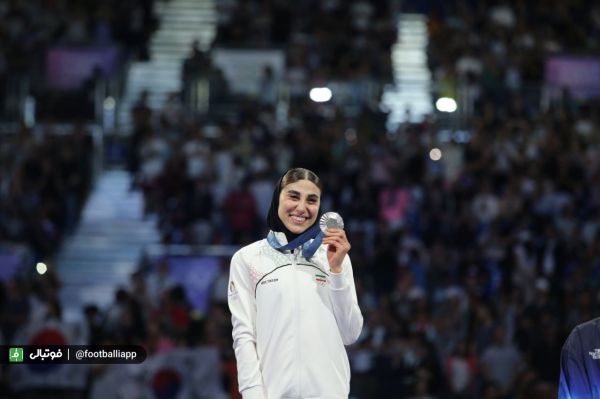 گزارش تصویری مبارزه ناهید کیانی در فینال المپیک و کسب مدال نقره، ۱۸ مرداد ۱۴۰۳