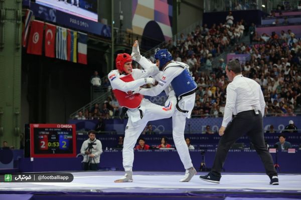  گزارش تصویری  پیروزی آرین سلیمی مقابل حریف کروات، ۲۰ مرداد ۱۴۰۳