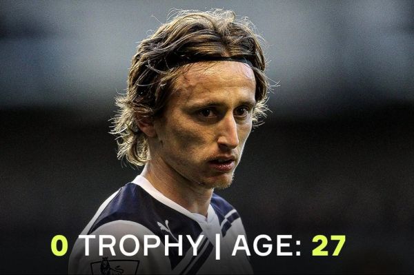 وقتی مودریچ در 27 سالگی حتی یک جام هم نداشت عکس