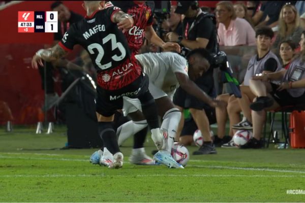  عکس؛ حرکت خشن بازیکن مایورکا علیه وینیسیوس