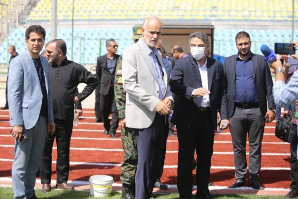  گزارش تصویری  بازدید مسئولین فدراسیون فوتبال از ورزشگاه شهر قدس