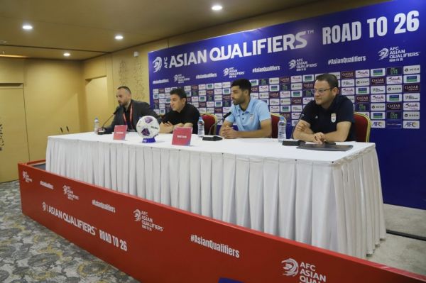  گزارش تصویری  نشست خبری پیش از بازی ایران و قرقیزستان