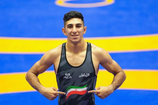 کشتی فرنگی جوانان جهان غلامپور به مدال طلا دست یافت