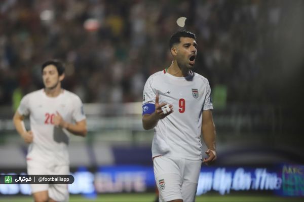  طارمی بهترین بازیکن دیدار ایران - قرقیزستان شد