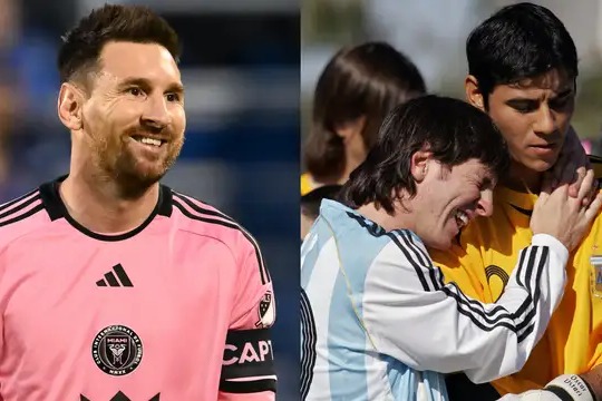 بازیکنی که پس از شانزده سال دوباره همتیمی مسی شد