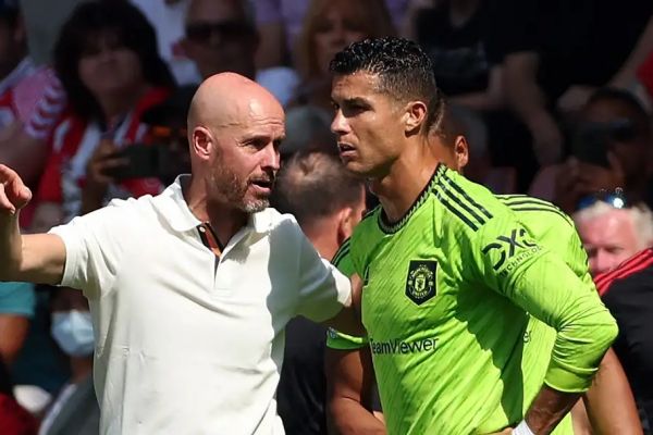  جواب تن هاگ به کنایه‌های کریستیانو رونالدو