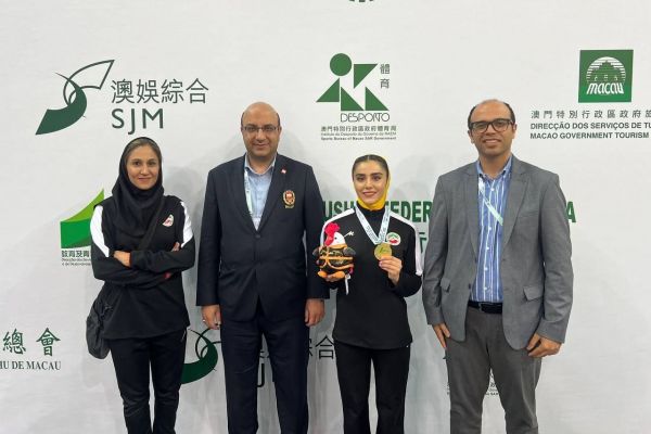 ووشو قهرمانی آسیا دومین طلای کاروان ایران با دبل کیانی