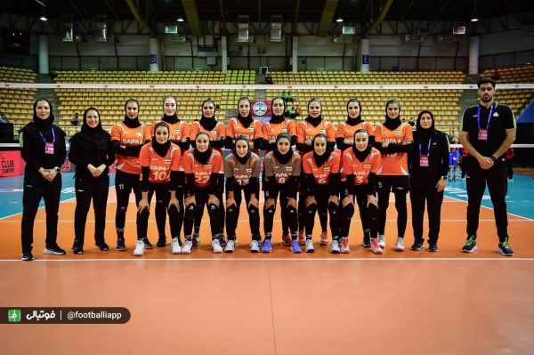 دومین شکست سایپا در والیبال زنان باشگاههای آسیا