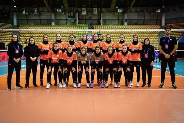 پنجمین باخت دختران والیبال سایپا در جام باشگاههای آسیا