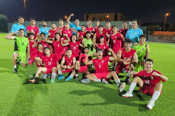  تمرین پرانگیزه تیم ملی نوجوانان پس از لغو سفر به تهران