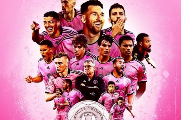 طرح اینتر میامی قهرمان ساپورترز شیلد در سال 2024