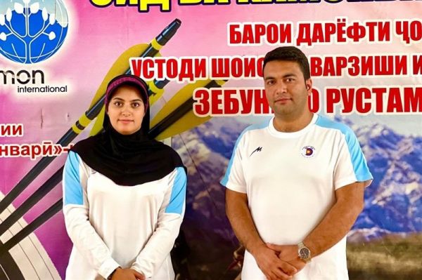  مسابقات تیراندازی با کمان تاجیکستان  مبینا فلاح فینالیست شد