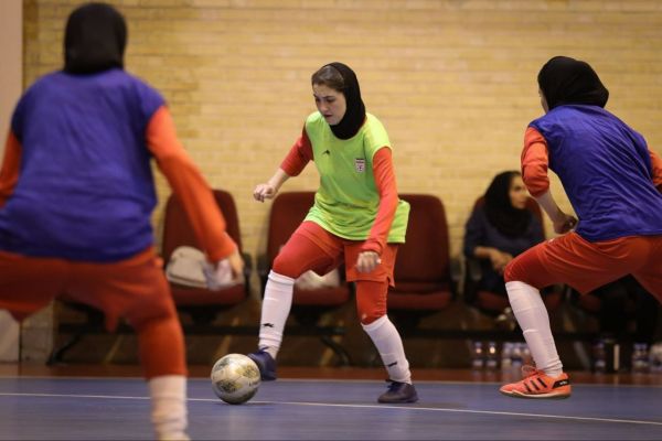 گزارش تصویری تمرین تیم ملی فوتسال بانوان، یکشنبه 15 مهر
