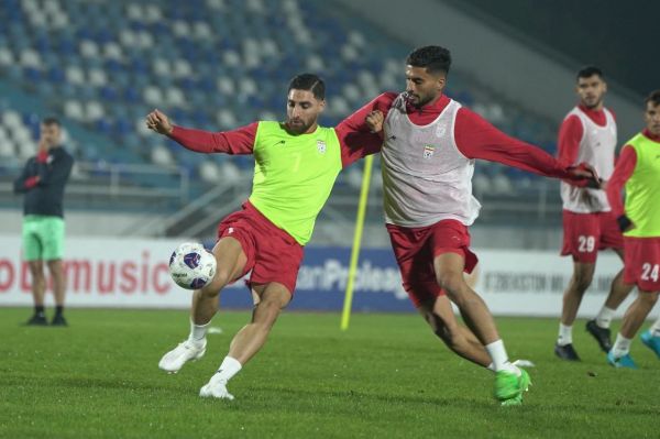  برگزاری تمرین تیم ملی خارج از تاشکند