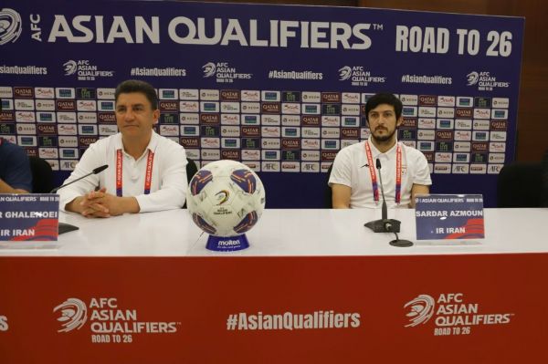 گزارش تصویری نشست خبری تیم ملی ایران پیش از بازی با تیم ملی ازبکستان