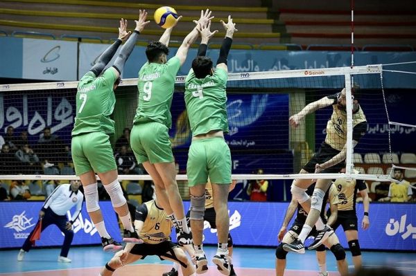 نتایج هفته سوم لیگ برتر والیبال پیروزی پاس و شکست شهداب در آشیانه درناها