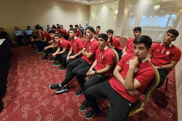  جلسه فنی تیم ملی نوجوانان پیش از بازی با کره شمالی برگزار شد