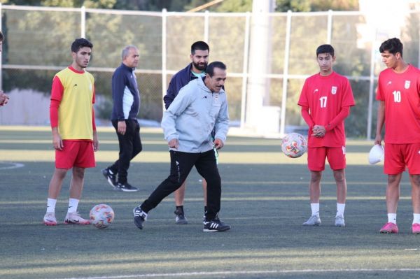  مقدماتی جام ملت‌های زیر ۱۷ سال؛ تمرین تیم ملی نوجوانان پیش از بازی با سوریه برگزار شد
