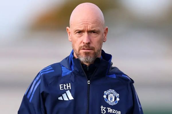  واکنش عجیب تن هاگ به رتبه پایین منچستریونایتد در لیگ اروپا