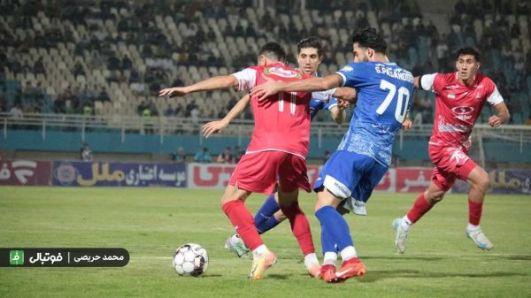 استقلال خوزستان یک - پرسپولیس صفر تیر غیب به قلب پرسپولیس اولین شکست قرمزها در شهر آبیها