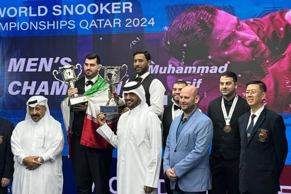  اسنوکر قهرمانی جهان  قره‌گوزلو نایب قهرمان شد