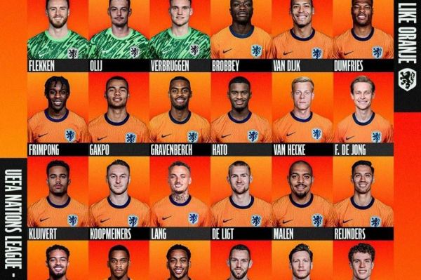  لیست تیم ملی هلند برای فیفادی پیش رو مشخص شد