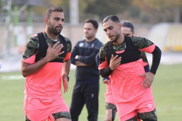  گزارش تصویری  تمرین ذوب آهن، دوشنبه 21 آبان