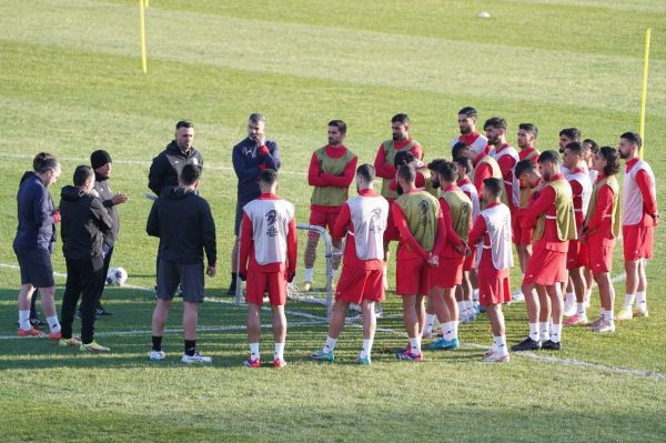 برگزاری تمرین تیم ملی پس از صحبتهای قلعهنویی