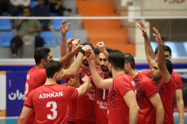 لیگ برتر والیبال چهارمین پیروزی خانگی فولاد سیرجان