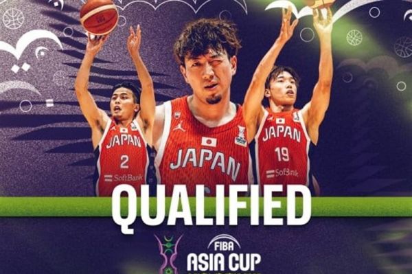  ژاپن، نخستین تیم صعودکننده به بسکتبال کاپ آسیا