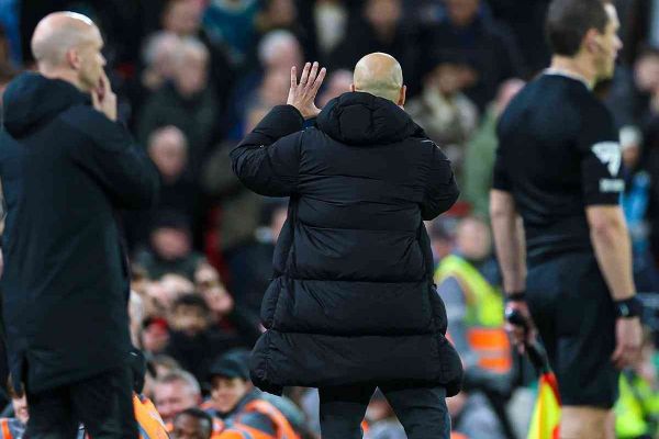 کریخوانی هواداران لیورپول برای گواردیولا