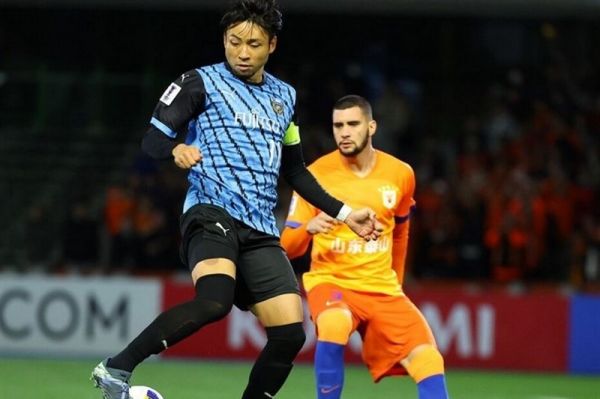 لیگ نخبگان آسیا پیروزی پرگل کاوازاکی ژاپن مقابل شاندونگ چین