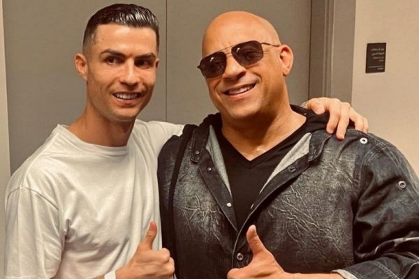  عکس؛ دیدار رونالدو و بازیگر سرشناس هالیوودی