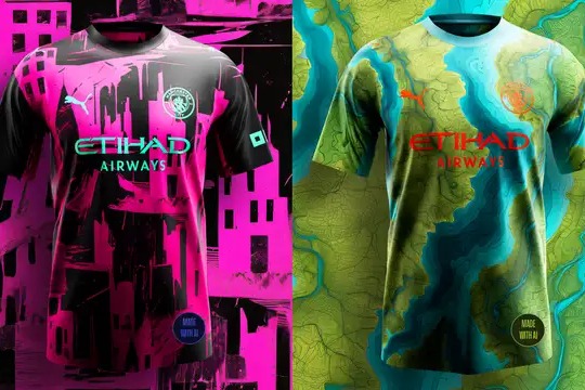 فرصت جالب منچسترسیتی برای هوادارانش پیراهن فصل آینده را با هوش مصنوعی بسازید