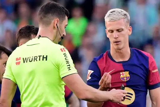 نظر یامال در مورد کنده شدن دندان دنی اولمو