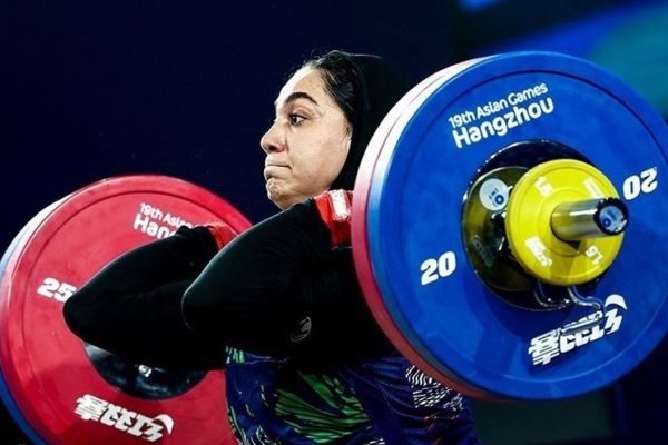  رتبه دهمی تنها بانوی وزنه‌برداری ایران در مسابقات جهانی