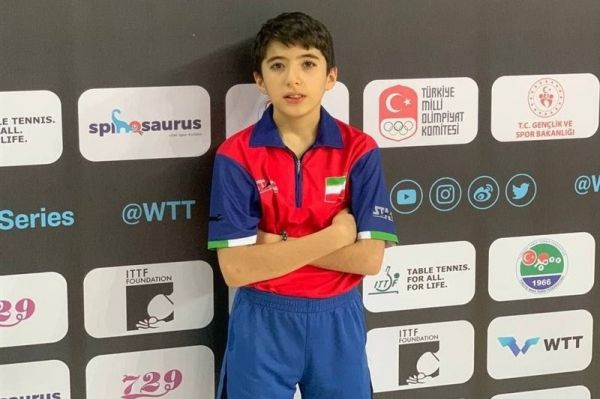  نوجوان ١٣ ساله تنیس روی میز ایران لژیونر شد